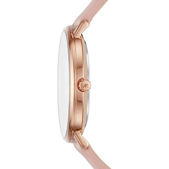 Women Pink Stainless Steel Watch with Steel, Leather, or Silicone Band - Picture 2 of 7
